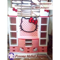 Bufet TV atau Cabinet atau Lemari atau Lemari Hias Hello Kitty