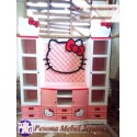 Bufet TV atau Cabinet atau Lemari atau Lemari Hias Hello Kitty