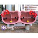 Bufet Gantung atau Rak Buku atau Kitchen Set Atas Kepala Hello Kitty