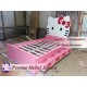 Ranjang atau Dipan Anak Hello Kitty Kayu Jati Ukuran 120 cm
