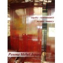 Lemari Minimalis Kayu Jati Pintu 2