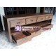 Bufet Minimalis atau 8 Drawers Minimalis Kayu Jati Perhutani