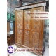 Lemari Minimalis Jati Pintu 3 Sliding