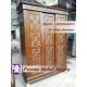 Lemari Minimalis Jati Pintu 3 Sliding