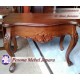 Meja Konsul atau meja console atau Table Console Ukir Mahkota Kayu jati