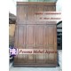 Wardrobe atau Lemari Pakaian Pintu 4 Jumbo Minimalis Kayu Jati Pesona Mebel Jepara.