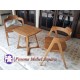 Set Kursi Teras Minimalis A, Kursi Kafe A, Kursi Santai, Kursi Makan, Kursi Retro A Kayu Jati