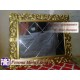 Bingkai atau Frame atau Pigura Cermin Ukir Gold Waru Kaca Bevel 120x100 cm