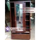 Wardrobe atau Lemari Pakaian Minimalis Pintu Sliding Laci 2 Kayu Jati Pesona Mebel Jepara