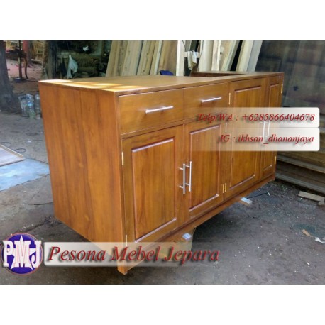 Bufet Washtafel atau Rak atau Cabinet atau Lemari Kolong Washtafel Pesona Mebel Jepara