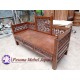 Bangku atau Sofa atau Bale-bale Kayu Jati Ukiran Seribu Bunga Pesona Mebel Jepara