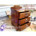 Nakas atau bedside atau drawers Minimalis Laci 3 Pesona Mebel Jepara