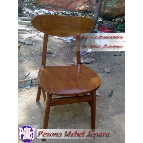 Kursi Teras Ropan, Kursi Cafe Ropan, Kursi Retro, Kursi Makan Ropan Kayu Jati Pesona Mebel Jepara