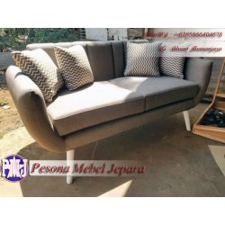Kursi Sofa Retro Plus 4 Bantal Peluk Pesona Mebel Jepara