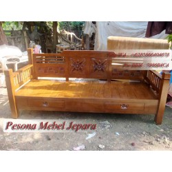 Bale-bale Jati Minimalis Laci Pesona Mebel Jepara