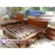 Dipan atau Ranjang Minimalis Kayu Jati Laci 4 Ukuran 160x200 cm Pesona Mebel Jepara