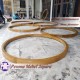 Frame atau Mirror atau Pigura Cermin Bulat Diameter 80 cm Pesona Mebel Jepara