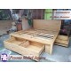Ranjang atau Dipan Minimalis Laci 4 Jumbo Ukuran 180x200 cm Kayu Jati Pesona Mebel Jepara