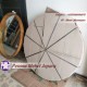 Frame atau Mirror atau Pigura Cermin Bulat Diameter 70 cm Pesona Mebel Jepara
