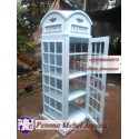 Bufet Telephone London White, Box Telephone London White, Rak Telepon London Pesona Mebel Jepara