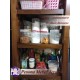 Rak Bumbu, Rak Dapur, Rak Multifungsi, Rak Serbaguna Model Silang Kayu jati
