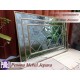 Bingkai atau Frame atau Pigura Cermin Full Kaca Bevel Double Lis Warna Gold Pesona Mebel Jepara