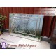 Bingkai atau Frame atau Pigura Cermin Full Kaca Bevel Double Lis Warna Gold Pesona Mebel Jepara
