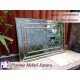 Bingkai atau Frame atau Pigura Cermin Full Kaca Bevel Double Lis Warna Gold Pesona Mebel Jepara