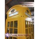 Bufet Telephone London Yellow atau Box Telepon London Yellow Pesona Mebel Jepara.