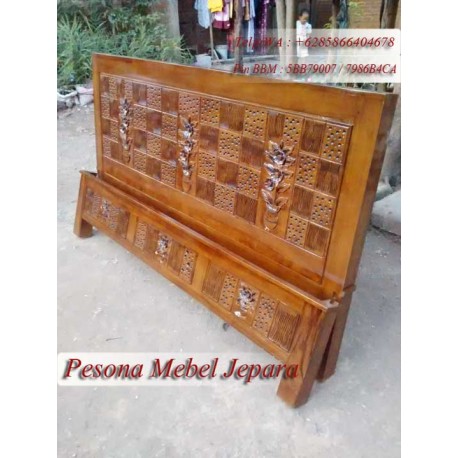 Dipan Minimalis Motif Kembang