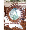 Bingkai atau Frame atau Pigura Daun Cermin Matahari Pesona Mebel Jepara.