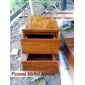 Minimalis 2 Drawers, Nakas Minimalis 2 Laci Kayu Jati