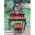  Tolet Kartini Ukir atau Meja Rias Kartini Ukir Kayu Jati