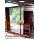 Lemari Pakaian Minimalis Pintu 2 Sliding Full Cermin 