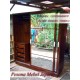 Lemari Pakaian Minimalis Pintu 2 Sliding Full Cermin 