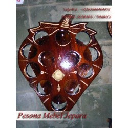 Tempat Aqua Gelas Bentuk Strowberi