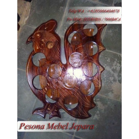Tempat Aqua Gelas Bentuk Ayam