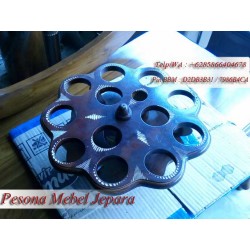 Tempat Aqua Gelas Bentuk Donat