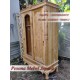 Almari atau Lemari Pakaian Ukir Pintu Sliding Kayu Jati