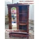 Almari atau Lemari Pakaian Ukir Pintu Sliding Kayu Jati