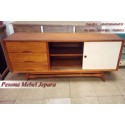 Bufet Retro Minimalis Kayu Jati