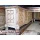 Bufet Ukir Jepara Motif Mawar Kayu Jati