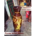 Vas Bunga Besar Kayu atau Guci Besar Kayu Jati