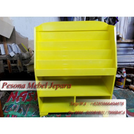 Rak Buku Anak Pintar Panjang 100 cm
