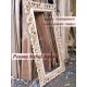 Bingkai atau Frame atau Pigura Cermin Kotak Ukir Waru Panjang 150 cm