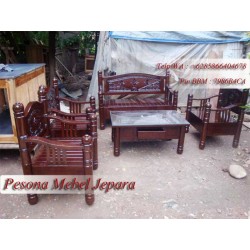 Kursi Tamu Minimalis Bambu