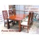 Meja Makan, Kursi Makan Balero Salur 6 Kursi, Kayu Jati