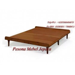 Ranjang, Dipan Block Ceper Aquilla Maple Kayu Jati