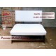 Kursi Sofa Minimalis White 2 Dudukan Kayu Jati