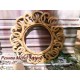 Bingkai, Frame, Pigura Cermin Ukir Gelang Kail Kayu Jati
